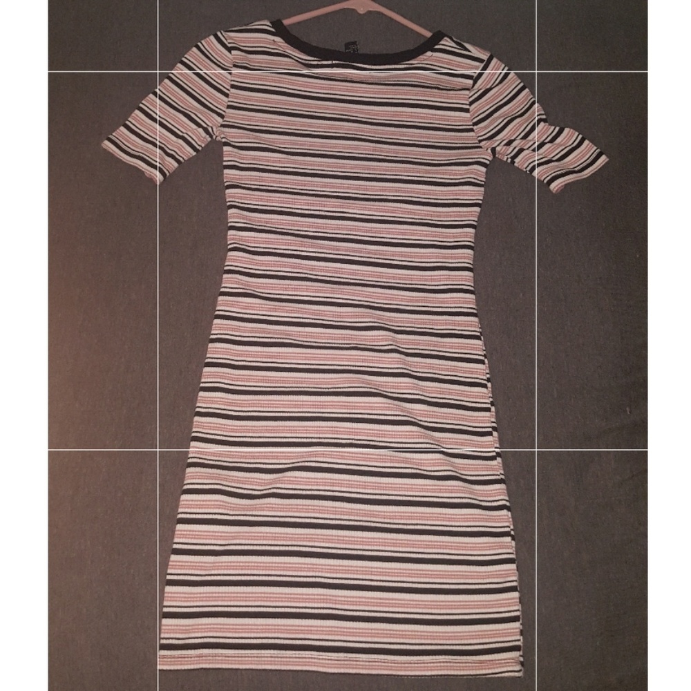 Bodycon stripped dress